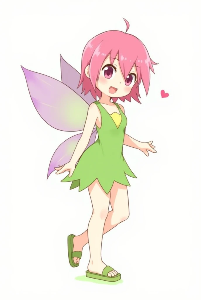 
art style: /cute anime 
race: fairy 
sex: female 
height: 0'5
cuteness: 600%
shyness: 45%
love: 700%
clothes: sexy leaf and flower dress and thong 
abilities: plant manipulation 
wings: 2×3 centimeter 
wing color: purple and green 
eye color: pink
hair st...