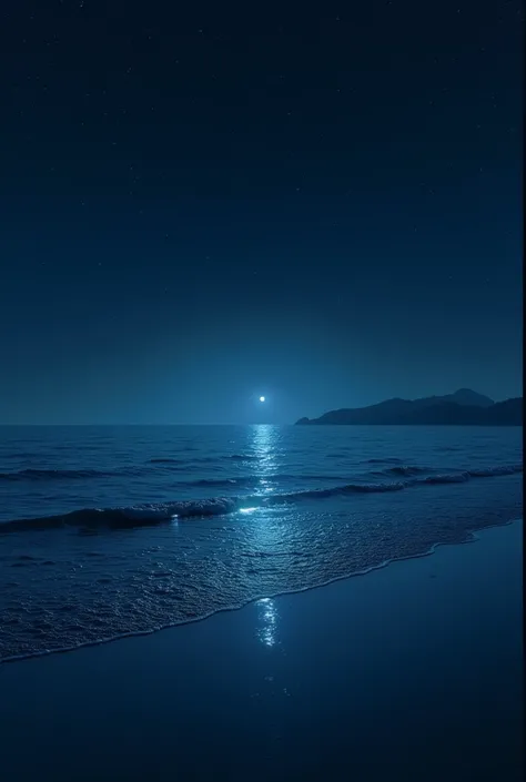 sea at night