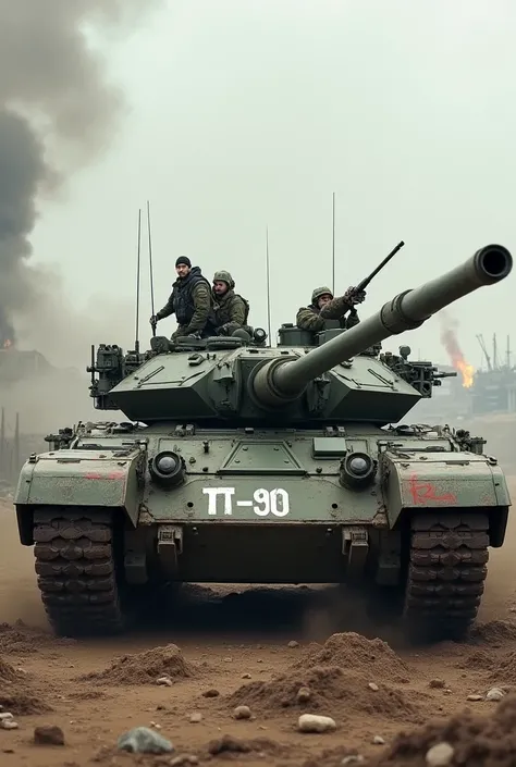 Russian battle tank 