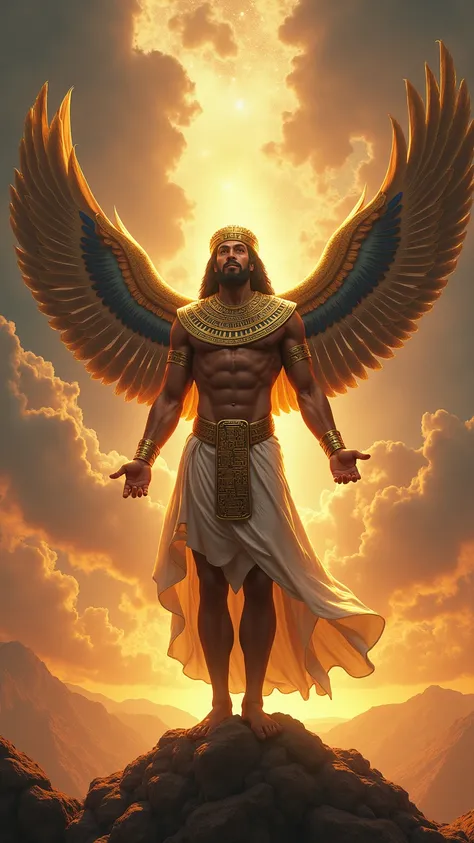  Horus God of Heaven using powers