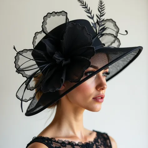 Zivyes Black Fascinators for Women Tea Party Hats Kentucky 