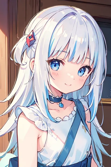 (best quality, masterpiece:1.2), ultra detailed, extremely detailed eyes and face, natural skin texture, detailed skin, natural lighting,
 1 girl, (cute), small breasts,
 upper body, smile,