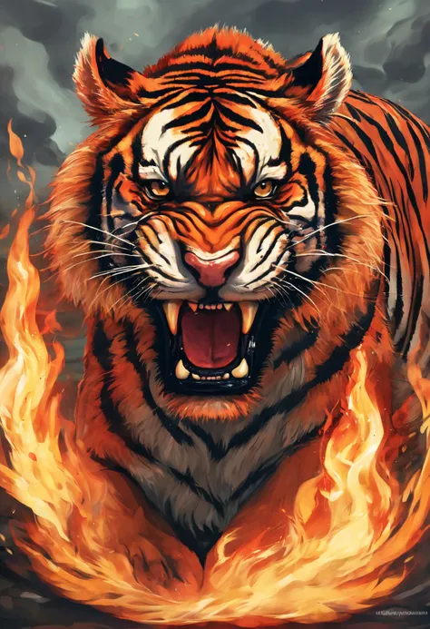 The Angry Tiger That Became a Flame