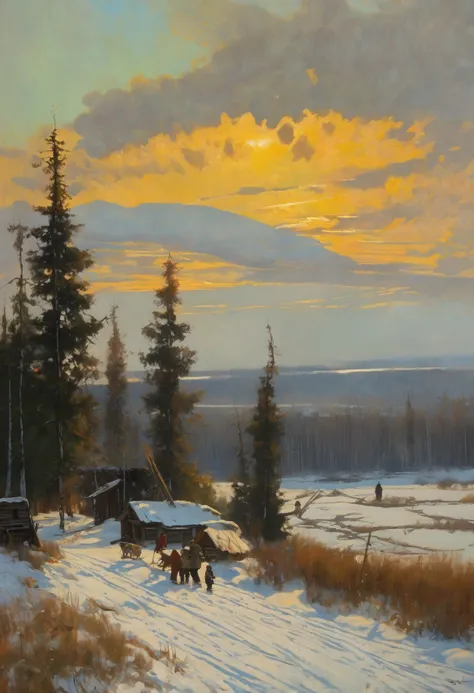 Russian Human Realism, landscape, and Painting.