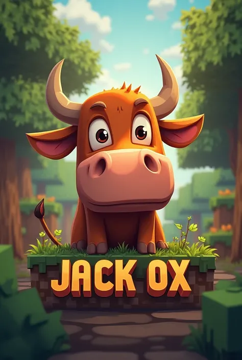 I want to creat a logo for my minecraft youtube channel  named jack ox