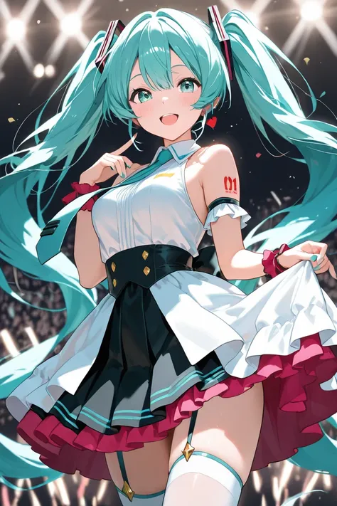  Hatsune Miku takes off her clothes at her concert 