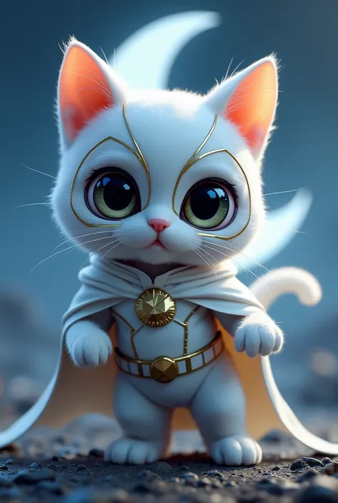 Cute cat version  moon knight version 3D 