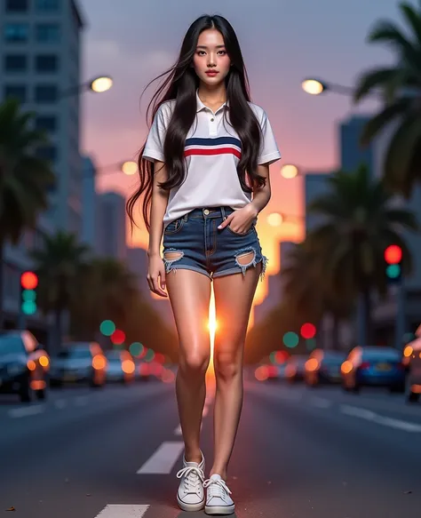   Asian woman , super model, Korea, แต่งหน้าแบบสาวKorea,  with very fine eyes , , sharp eyes, เครื่องสำอางKorea, ผมดำ,   extra long hair 2 meters  , Long hair flowing down ,   Very Long Hair , Hair flowing ,  long black hair ,  Long hair blowing in the win...