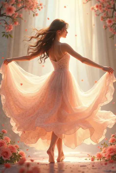 Aesthetic colour elegance feminine dance love 