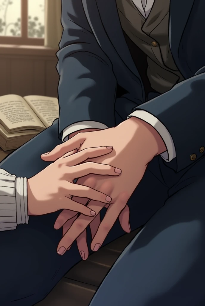 anime. dazai osamu. hands. couple. Bungo Stray Dogs.