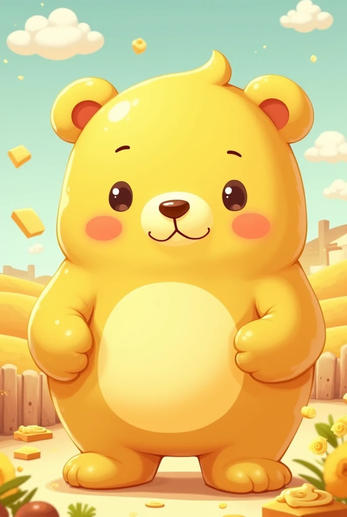 Butter Bear Mascot