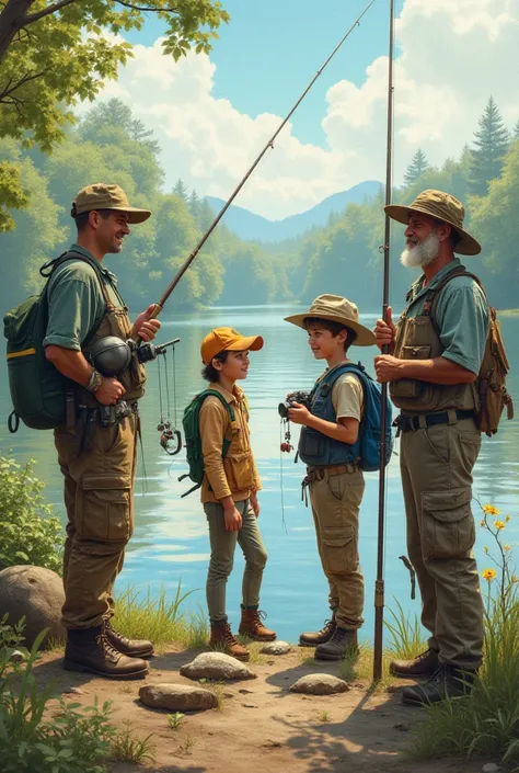 The four characters of recreational fishing culture