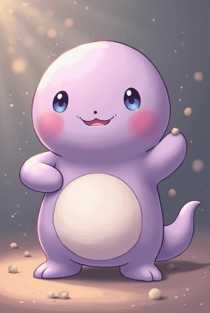 Make an image with the Ditto Pokémon where you are mentally retarded 