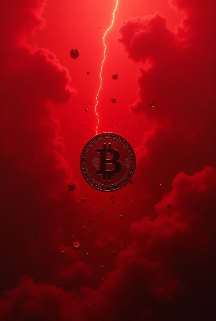 Bitcoin FALLING DOWN HARDER WITH ALL RED COLORS high resolution 