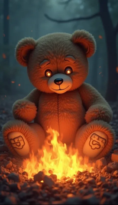 Create hd Cartoon Image Scene 18: Destroying the Teddy Bear
    The CID team burns the teddy bear in a large fire, surrounded by an eerie mist. The bear’s eyes seem to glow one last time before the flames consume it. The atmosphere is heavy, and a sense of...