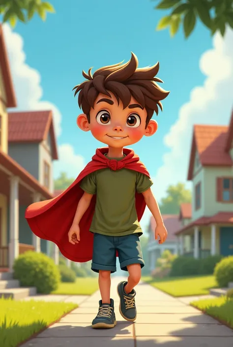 Max, The naughtiest boy in the neighborhood ,  had decided that he wanted to be a superhero . So, One day,  he put on a cape made of an old blanket and went out to save the world.