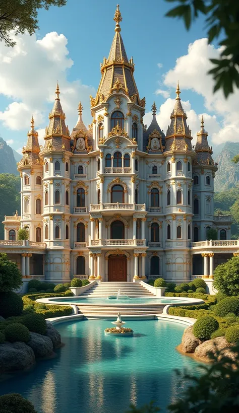 The image of a luxurious palace