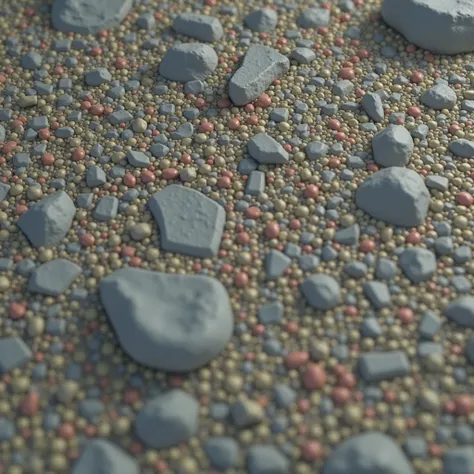 seamless 4k 4096x4096 texture, terracotta soil, tiny stones, sandstone, nano moss particles, detailed, realistic, photorealistic, global octaneRender rendering lighting, ultra-detailed, masterpiece, hyper detailed, stunning, beautiful, intricate, sharp foc...