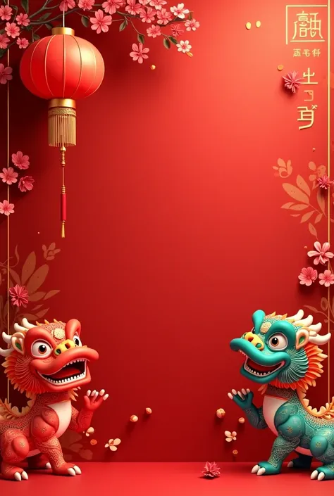 Chinese new year backdrop