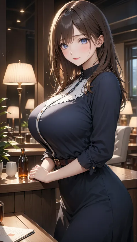 cute、Beautiful work、Light production,((Highest quality、masterpiece、Highest quality、High resolution、8k、detailed、ultra-detailed:1.3)),( best quality,  high resolution),   ADULT WOMAN, Soft light high resolution,  minimalist, anime風, anime,  more details,  mo...