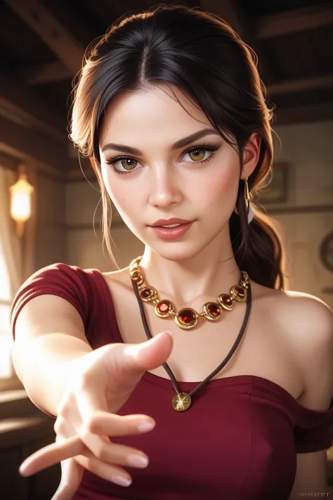 A masterpiece in 16k, with maximum quality, maximum resolution, maximum sharpness, ultra detailed, ultra detailed scenario, scenario improvement, improves everything, score_9, score_8_up, score_7_up, score_6_up. Lifelike depiction of **Chloe Frazer**, an A...