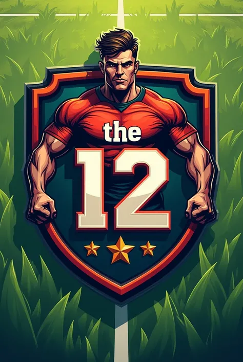 You create a soccer shield for a team called the 12