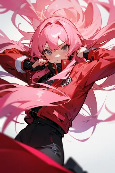 anime girl with long pink hair and red jacket, Kamagurka&#39; Animated Paintings , Pixiv,  self destructive art,  cute girl anime visual,  cute anime girl  portraits, アニメ風の美Shii女の子の詳細な肖像画,  cute anime girl , Best Anime 4K Konachan Wallpaper,  cute anime gi...