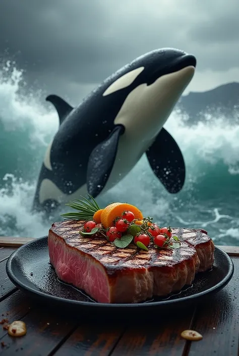 Orca Whale Steak