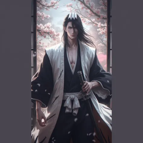 Personagem de Bleach Byakuya kuchiki 