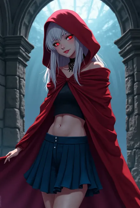 fantasy art of an animated heavy crimson cape worn by a slender faceless shadow with glowing eyes, in a baroque haunted mansion at night, detailed, high resolution Emily, 1girl,  solo, absurd res, 8k, uhd, best quality, masterpiece, detailed skin texture, ...