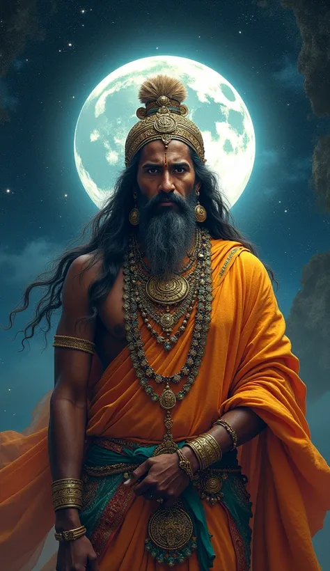 ancient male hindu god moon