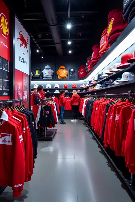 F1 caps and jackets store