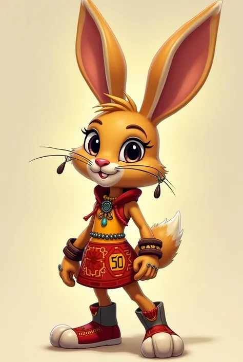 Ayo the Bunny
Ayo is petite with soft, sandy-colored fur and vibrant, patterned clothing inspired by South African textiles. Her long ears have beadwork and small dangling charms, and she wears leather wrist wraps for added grip during combat. Her design r...