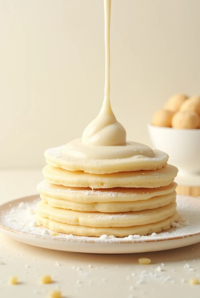 An image of a premix of pancakes with cassava starch just to be placed on the poster 