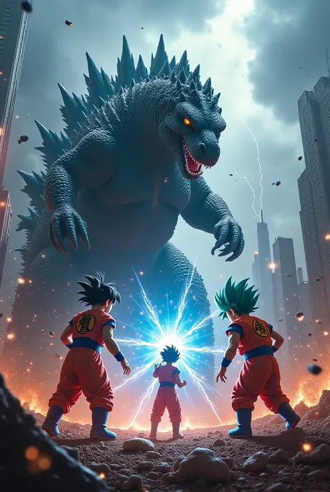 Godzilla and miku vs goku ultra instinct