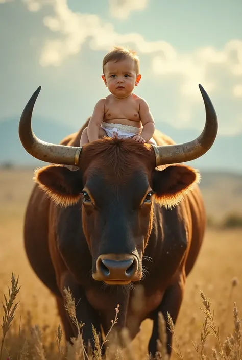  baby fight with bull