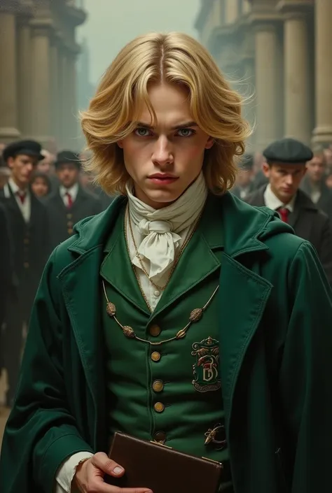 portrait d'une jeune homme blond, Pupil of Slytherin at the time of the French Revolution