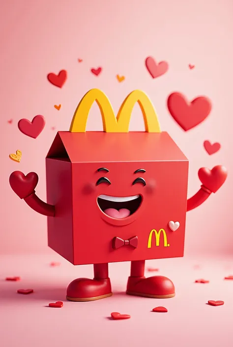 happy meal personaje de macdonald's en san valentin 