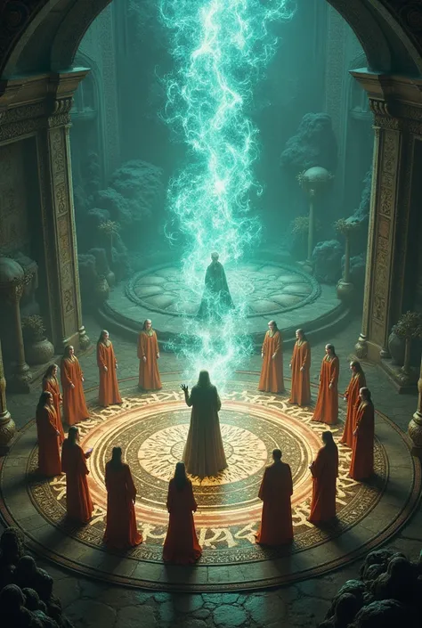  magic ，Many people，Magic Circle，A protagonist