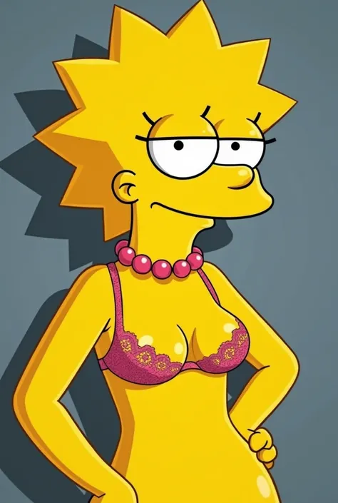 Lisa Simpsons Sexy Bra Cartoon