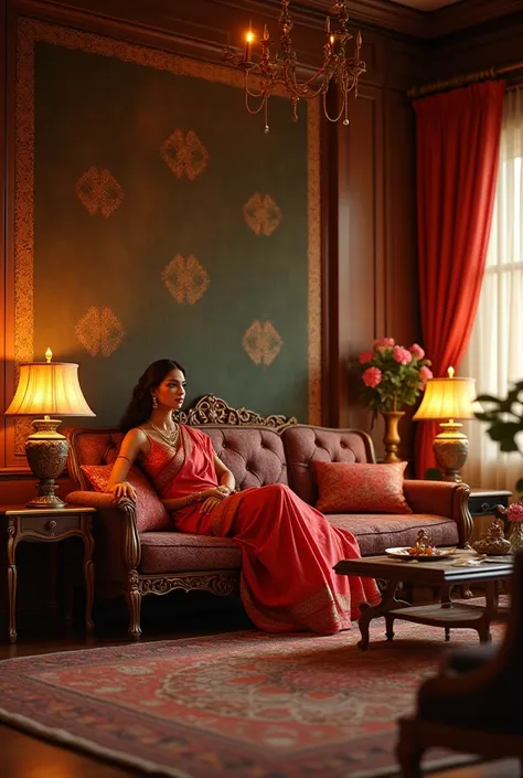 Image of a pretty Indian living room 