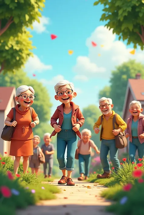 Would you like to be financially secure in old age? 💰 Animated people 