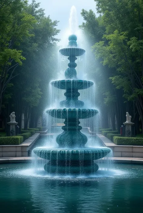 Generate fountain of water 