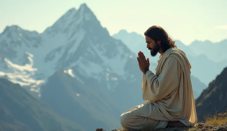 Jesus prayer on the mountain