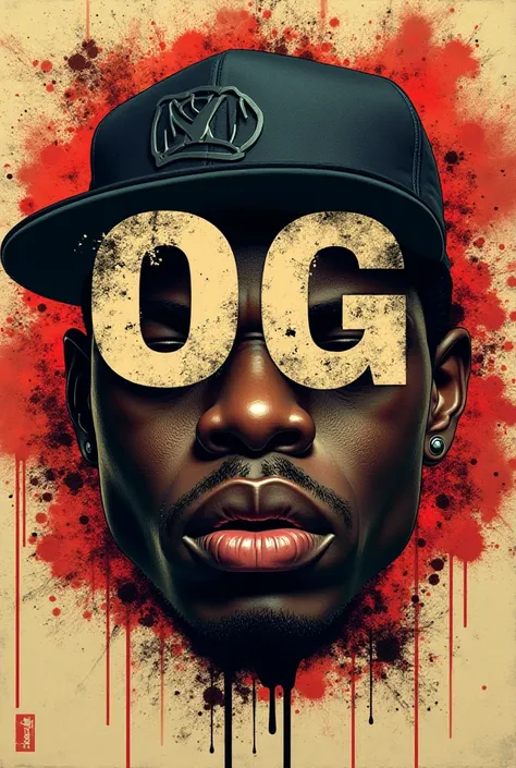 Logo Real OG Rap, Hip Hop Stuff Collectors con letras y logo