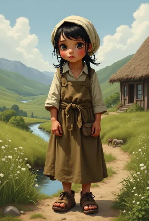 A peasant girl 