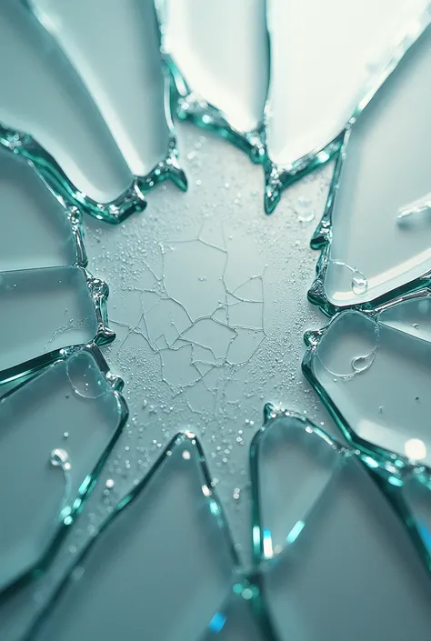 fragmented glass texture