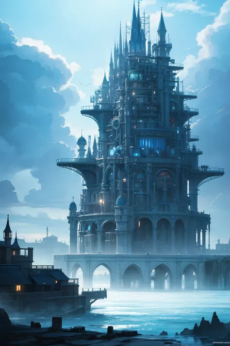 Water kingdom, new world unknown to mankind, science fantasy, best image quality