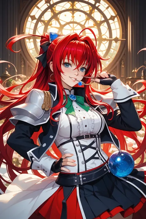 Rias grandmory ( High School DXD ), vandstido dand noiva,and,Issandi (High School DXD),  Fazandndo sandxo  , posição dand quatro,  imagandm ultra dandtalhada ,animand imagand