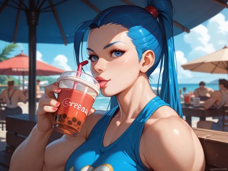  Street Fighter ６Vega , I'm drinking tea